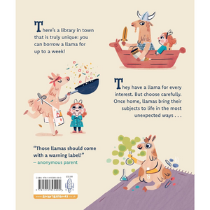 Llama Library (Hardback) Back