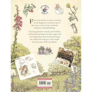 Illustrated book cover with characters and nature elements from Brambly Hedge series