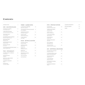 Table of contents for a book or document on a white background