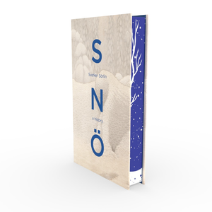 Book cover with 'S N Ö' design on a white background