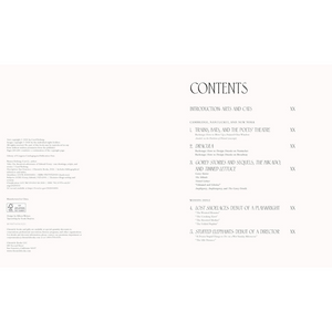 Table of contents page with text on a white background