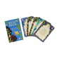 Colorful 'Rest Deck' cards with a blue box on a white background