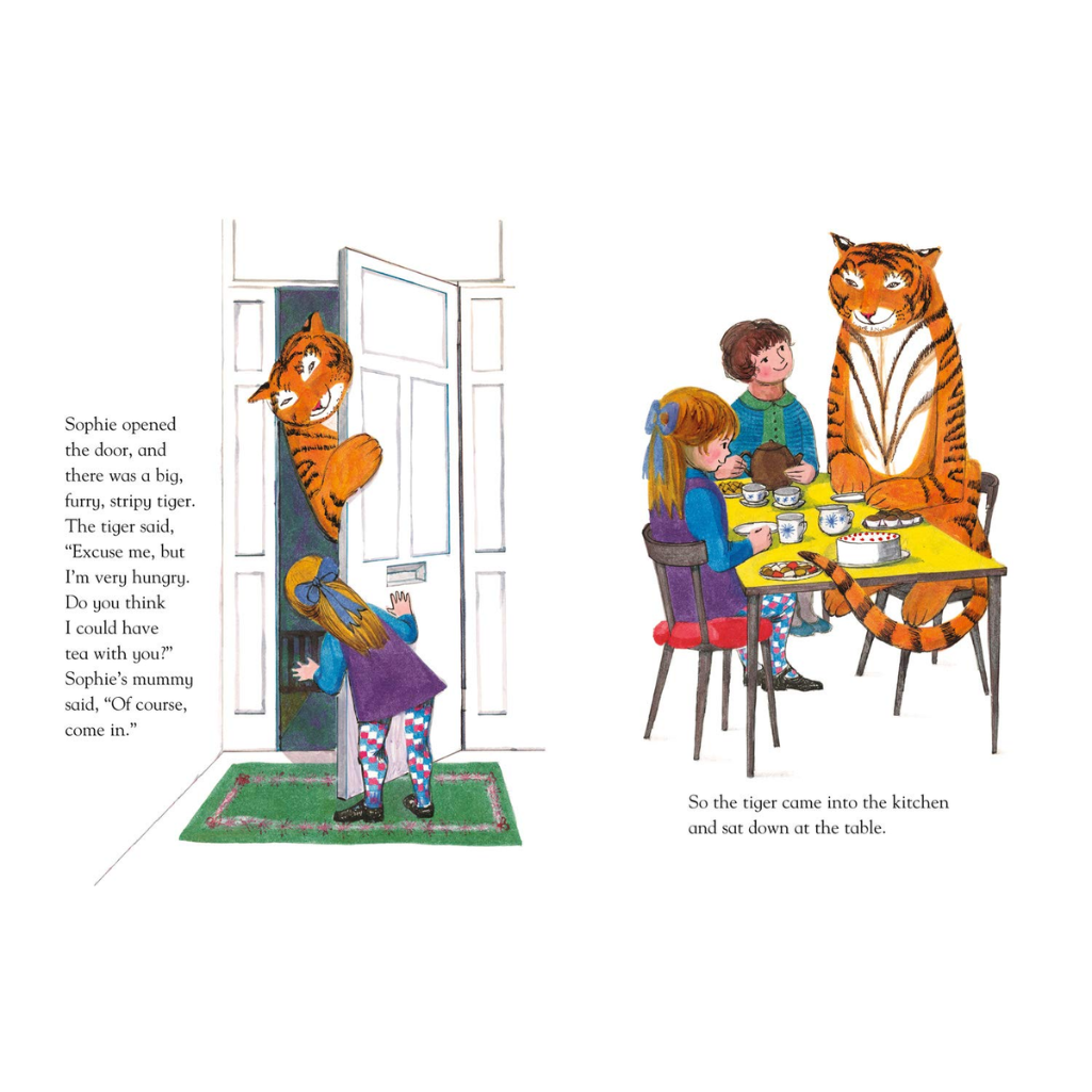 The Tiger Who Came to Tea (Board book) inner spread