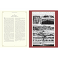 Book open to a page with text and illustrations on a white background