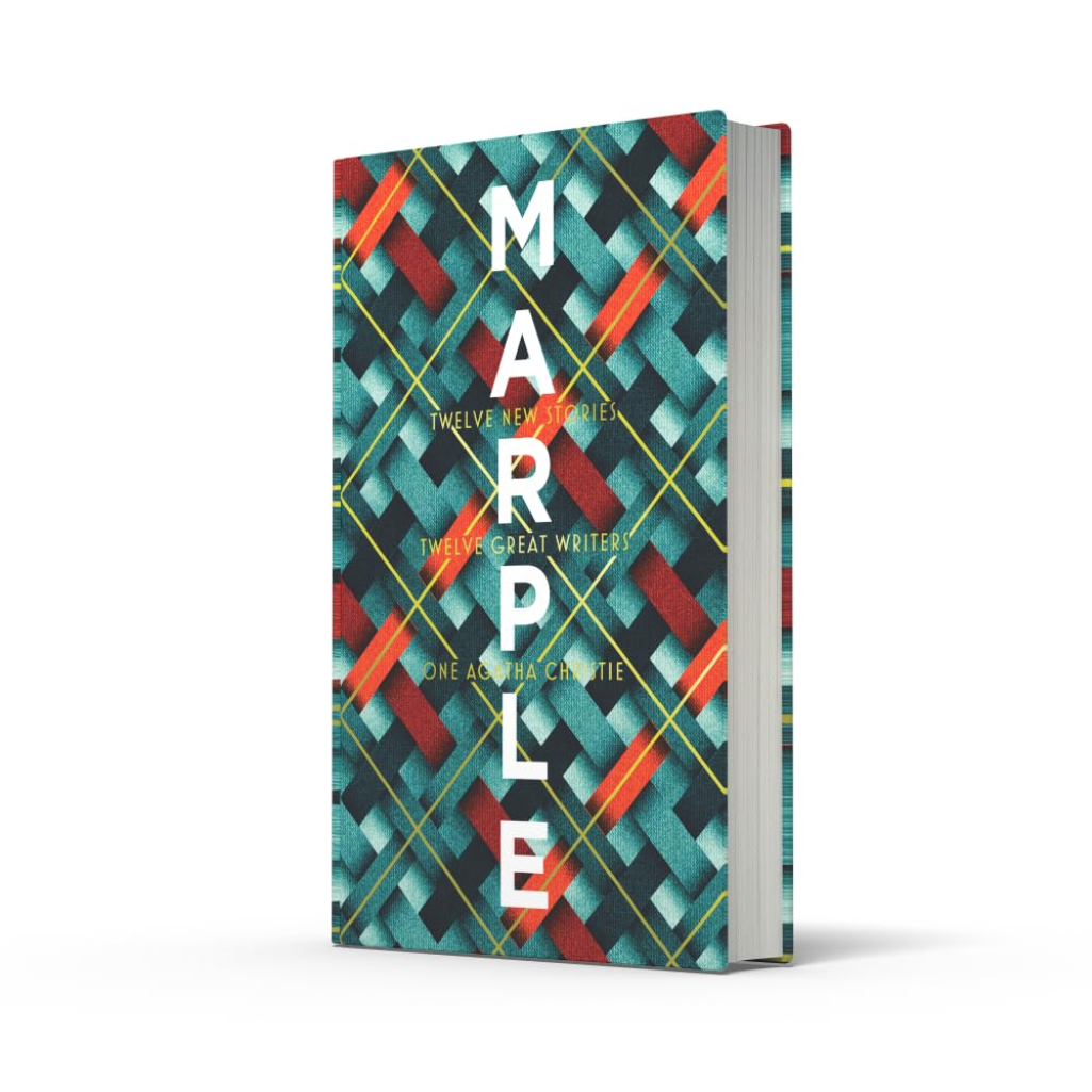 Book cover of 'Marple' with geometric pattern on a white background