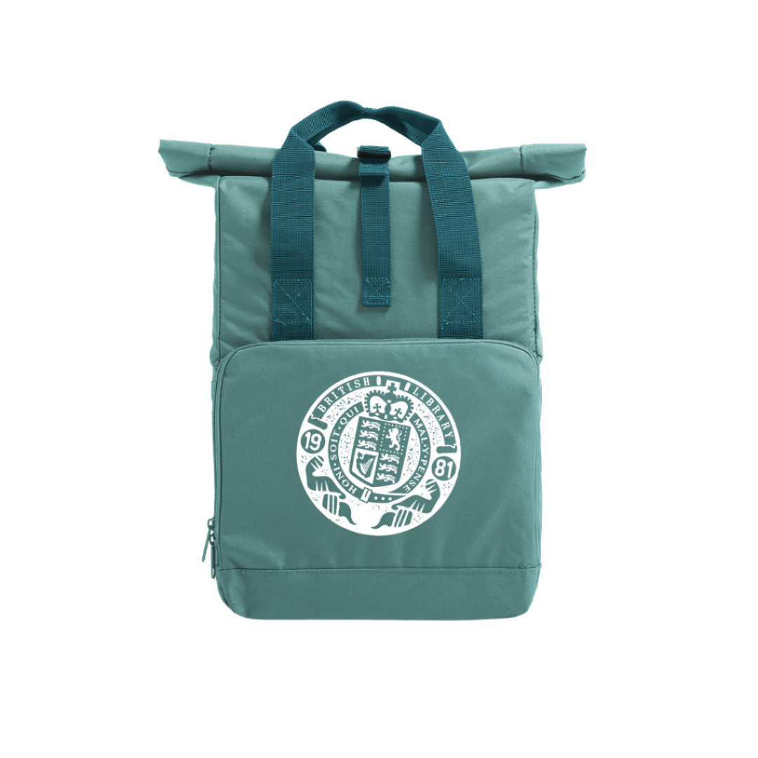 Sage British Library Stamp Backpack