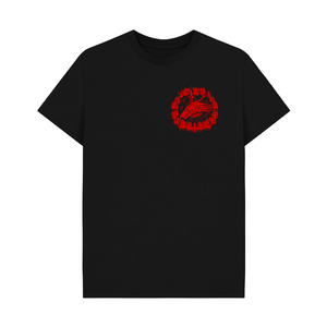 Black Printed T-shirt Undying Monster