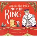 Winnie-the-Pooh Meets the King Front Cover (Paperback)