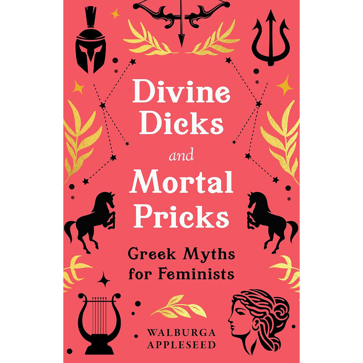 Divine Dicks and Mortal Pricks: Greek Myths for Feminists Front Cover (Hardback)