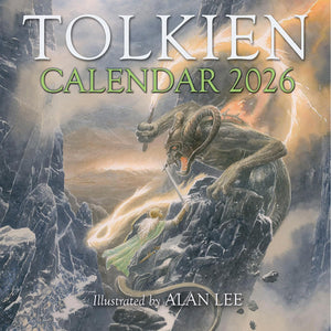 Tolkien 2026 Wall Calendar Front Cover