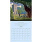 Agatha Christie 2026 Wall Calendar double spread for June