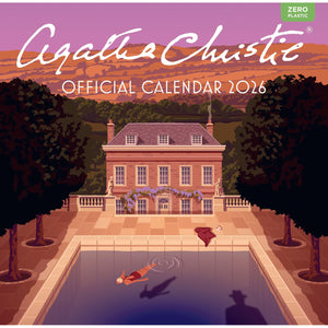 Agatha Christie 2026 Wall Calendar Cover