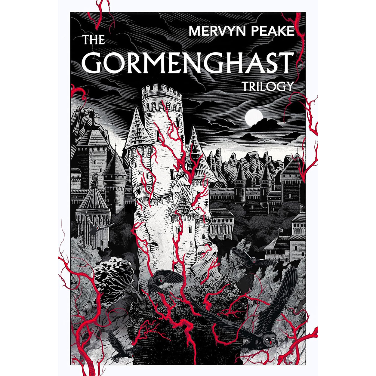 The Gormenghast Trilogy Front Cover (Paperback)