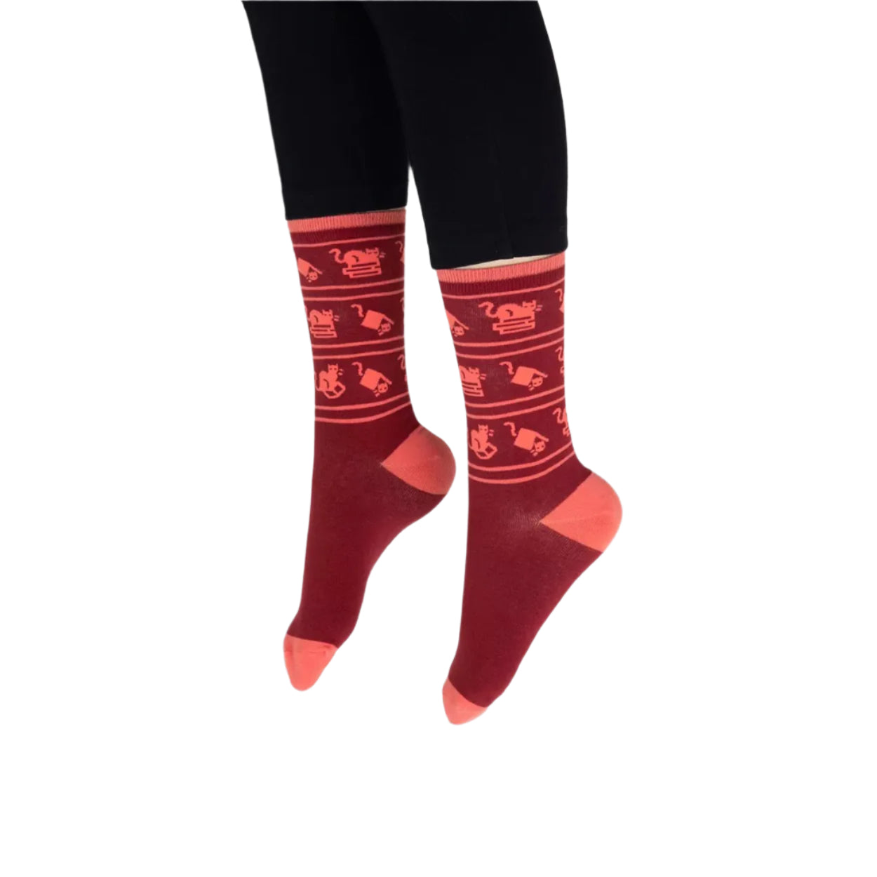 Cats and Stacks Socks (Small)