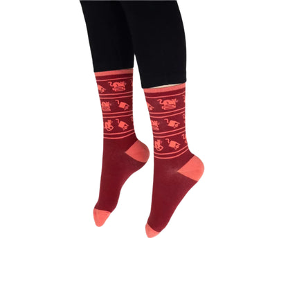 Cats and Stacks Socks (Small)