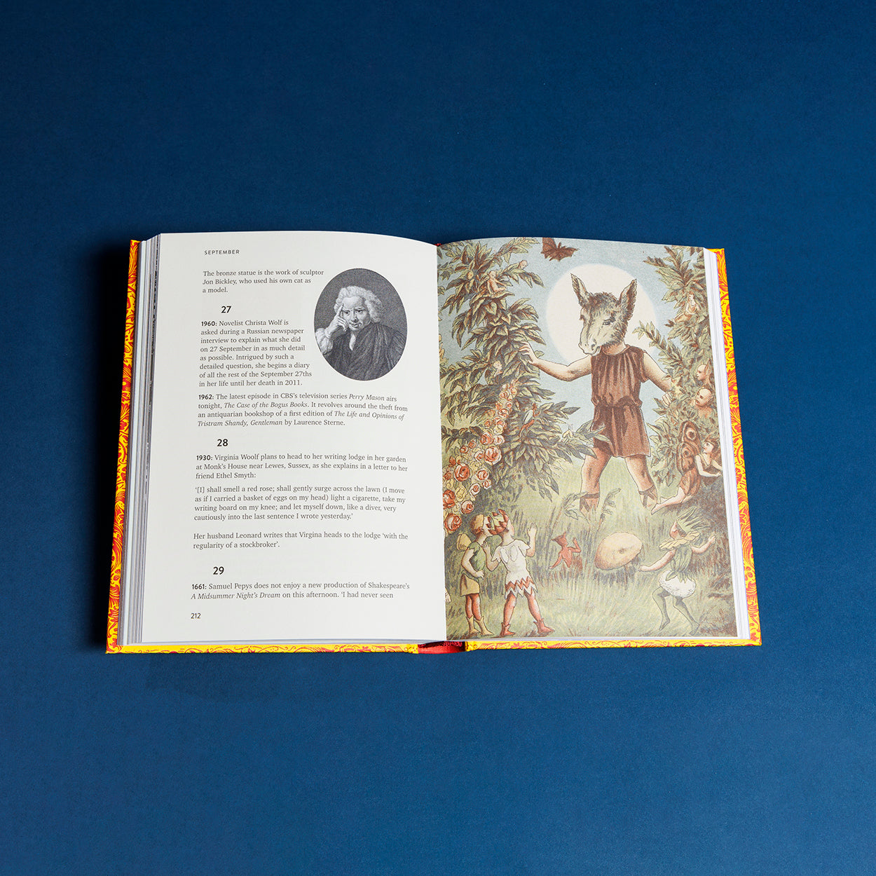 The Book Lover's Almanac (Hardback), view of September