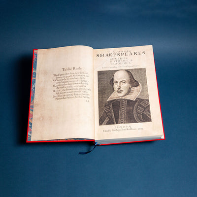 Shakespeare's First Folio Facsimile Front Page
