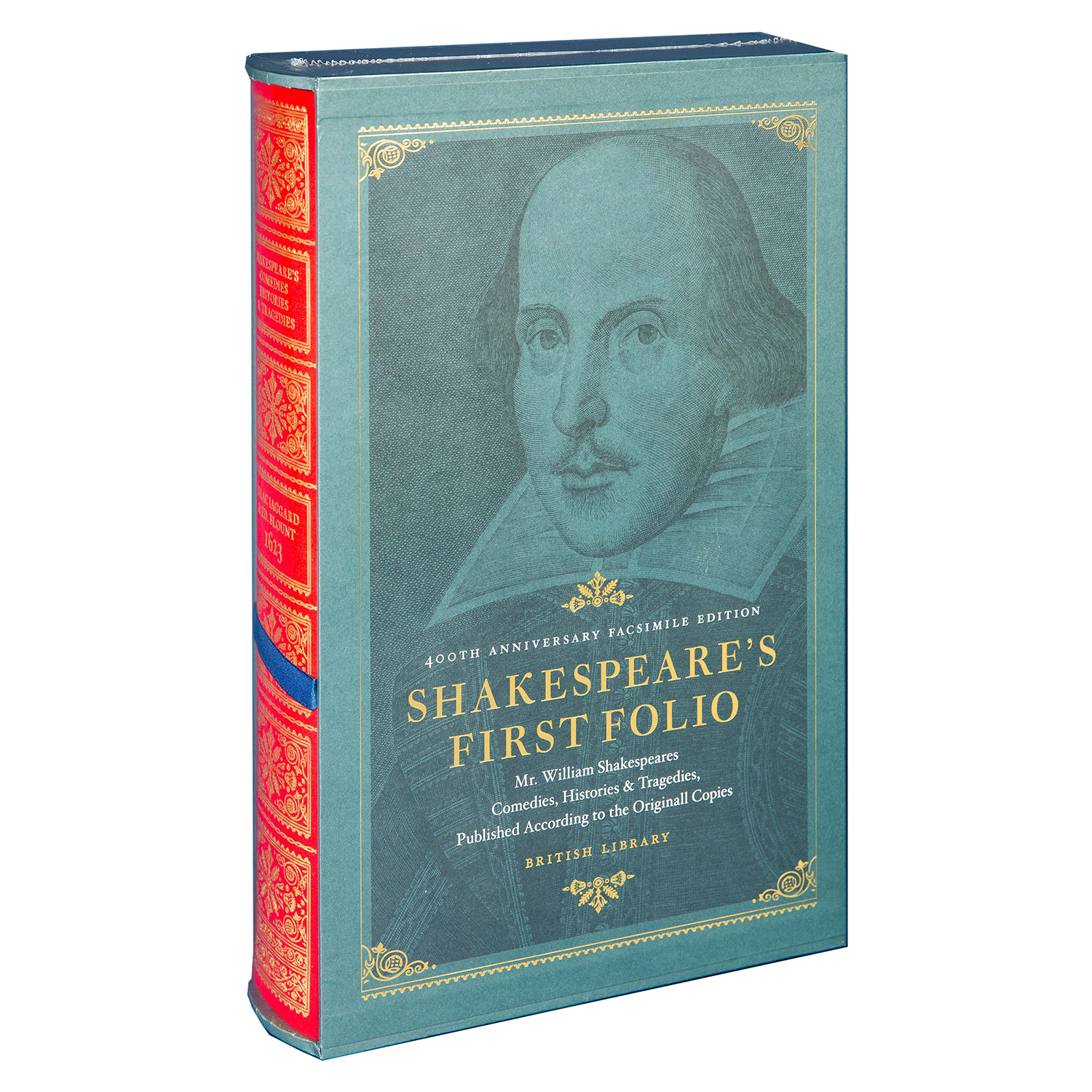 Image of cover of Shakespeare's First Folio Facsimile