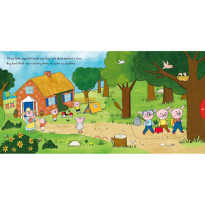 Internal pages of The Three Little Pigs 