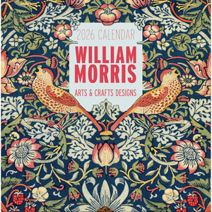 2026 Wiliam Morris Wall Calendar Front Cover