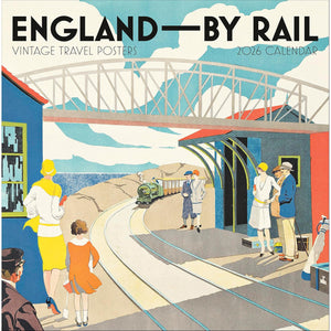 2026 England by Rail Wall Calendar Front Cover