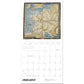 2026 Antique Maps Wall Calendar; August pages