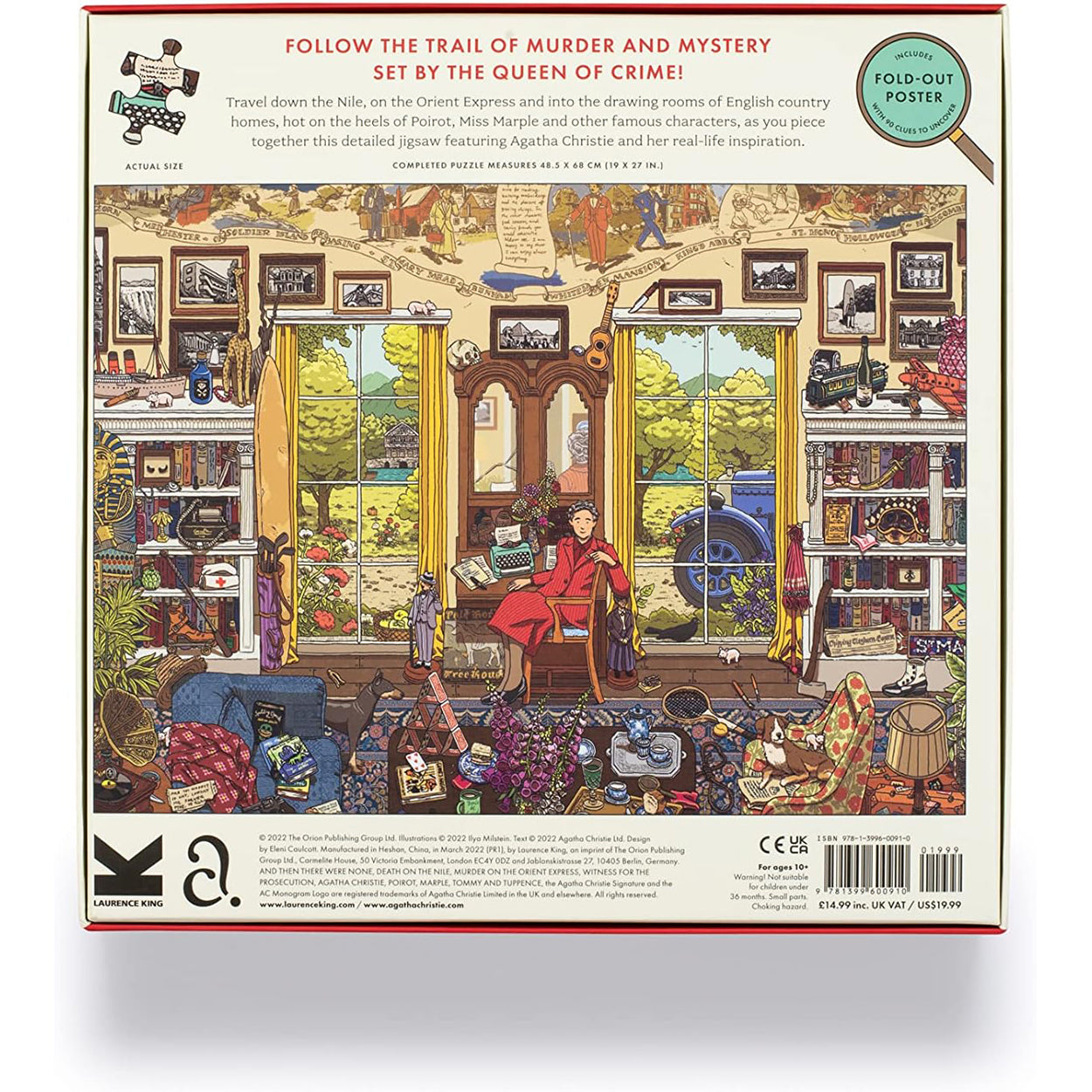 The World of Agatha Christie: 1000-piece Jigsaw