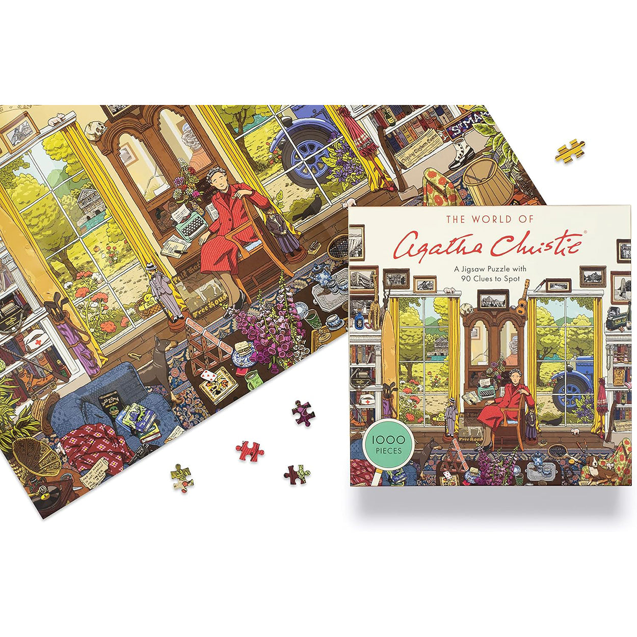 The World of Agatha Christie: 1000-piece Jigsaw