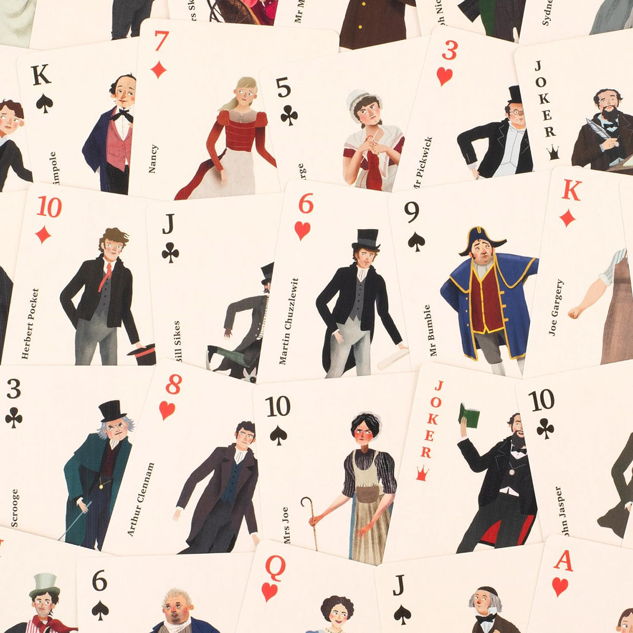 Charles Dickens Playing Cards