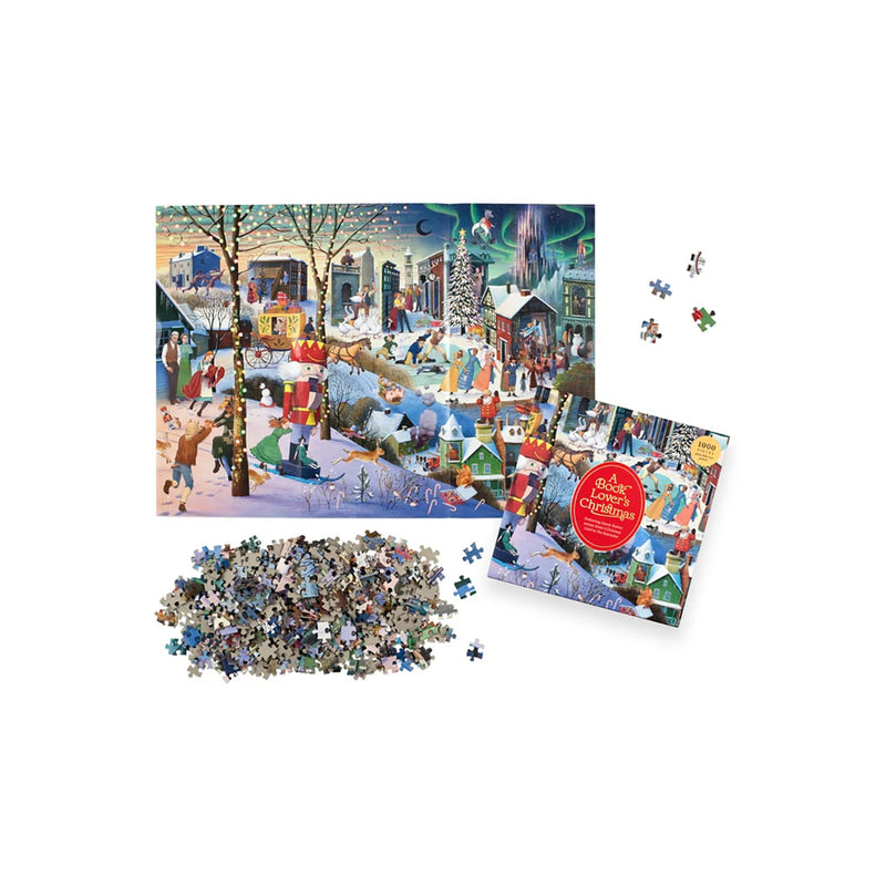 A Book Lover's Christmas Jigsaw Puzzle