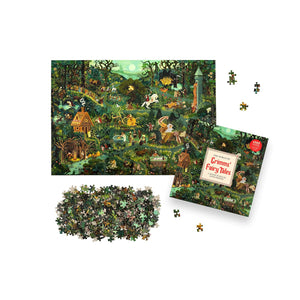 The World of Grimms Fairy Tales Jigsaw Puzzle - Contents of box
