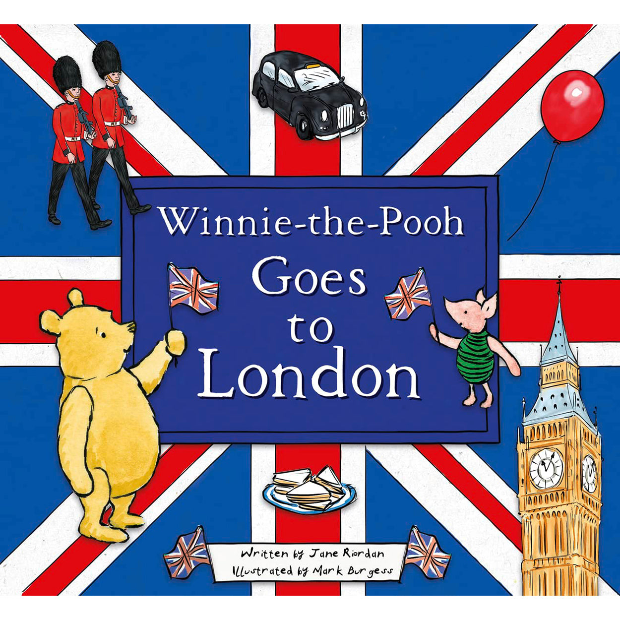 Winnie the Pooh Goes to London Front Cover (Paperback)