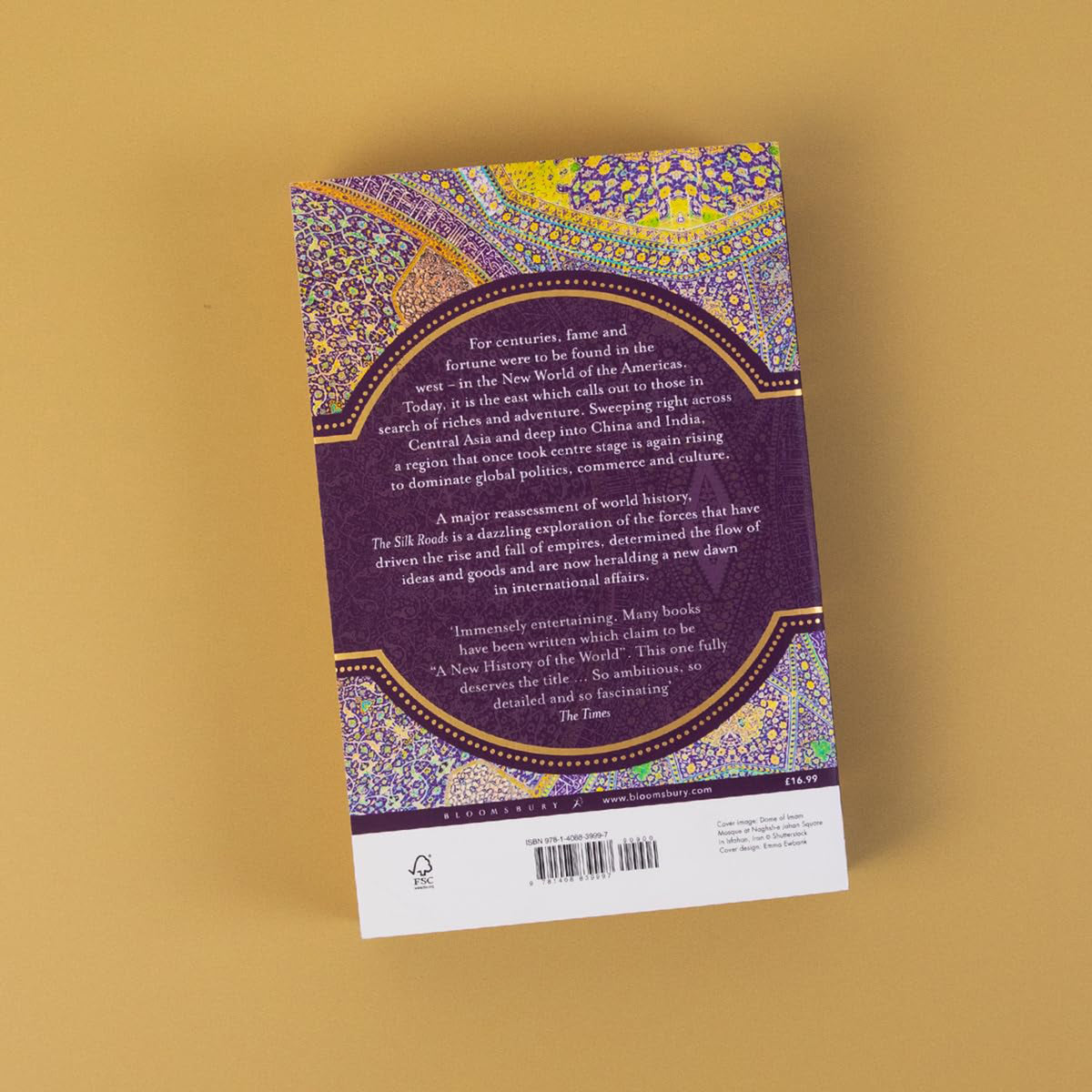 The Silk Roads: A New History of the World Back cover