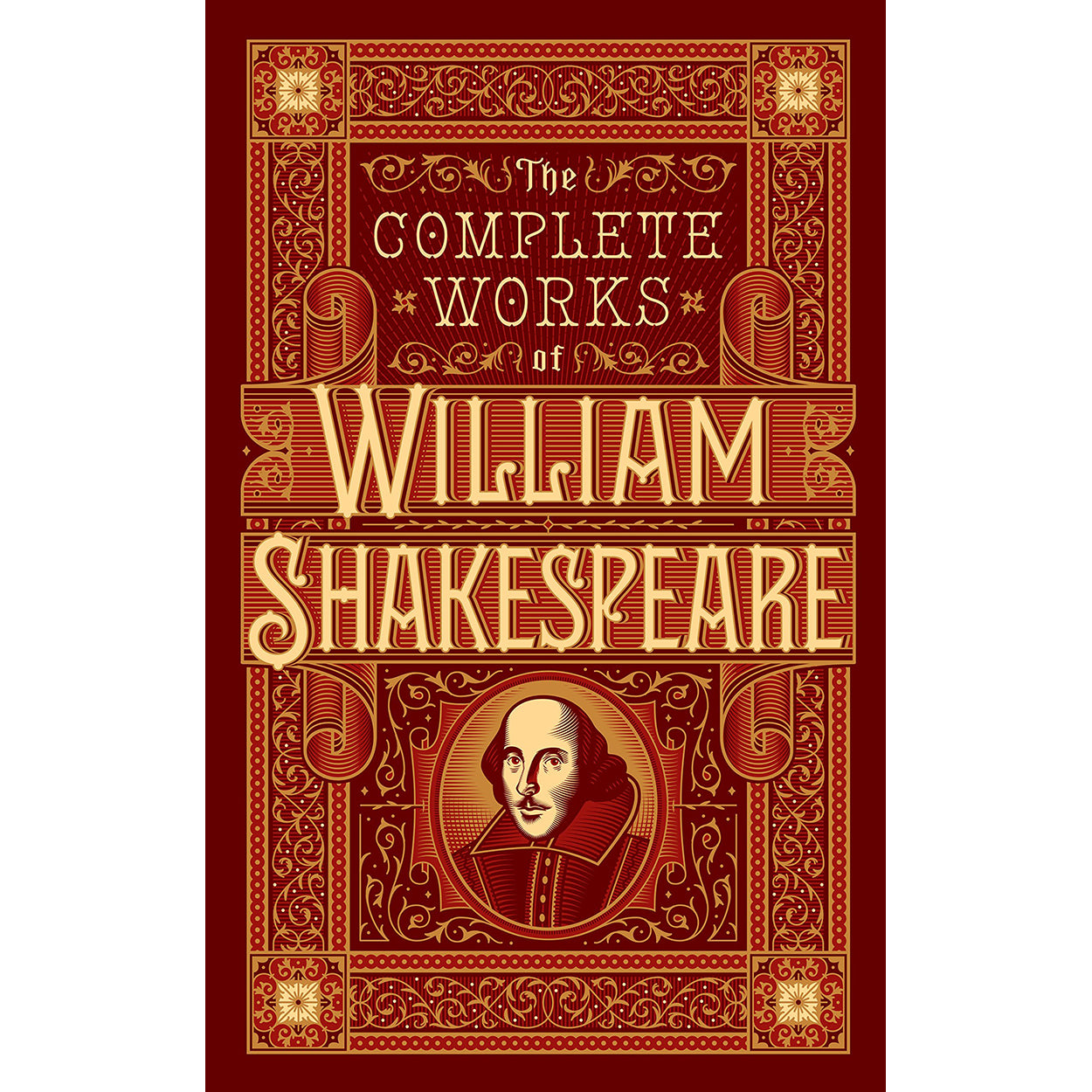 The Complete Works of William Shakespeare Front Cover (Hardback)
