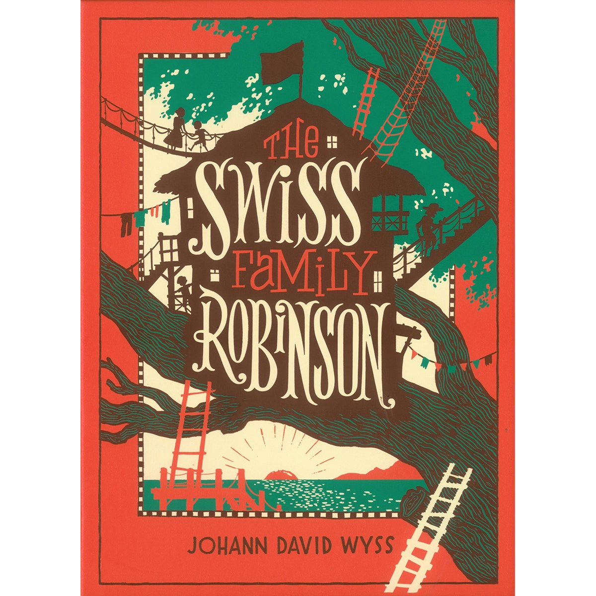 The Swiss Family Robinson Front Cover (Hardback)