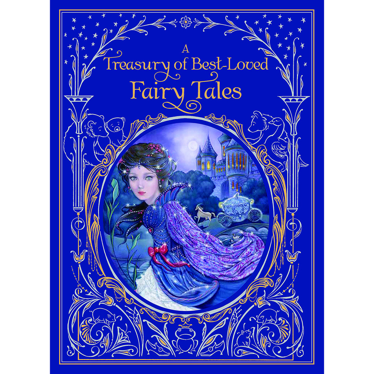 A Treasury of Best-Loved Fairy Tales Front Cover (Hardback)