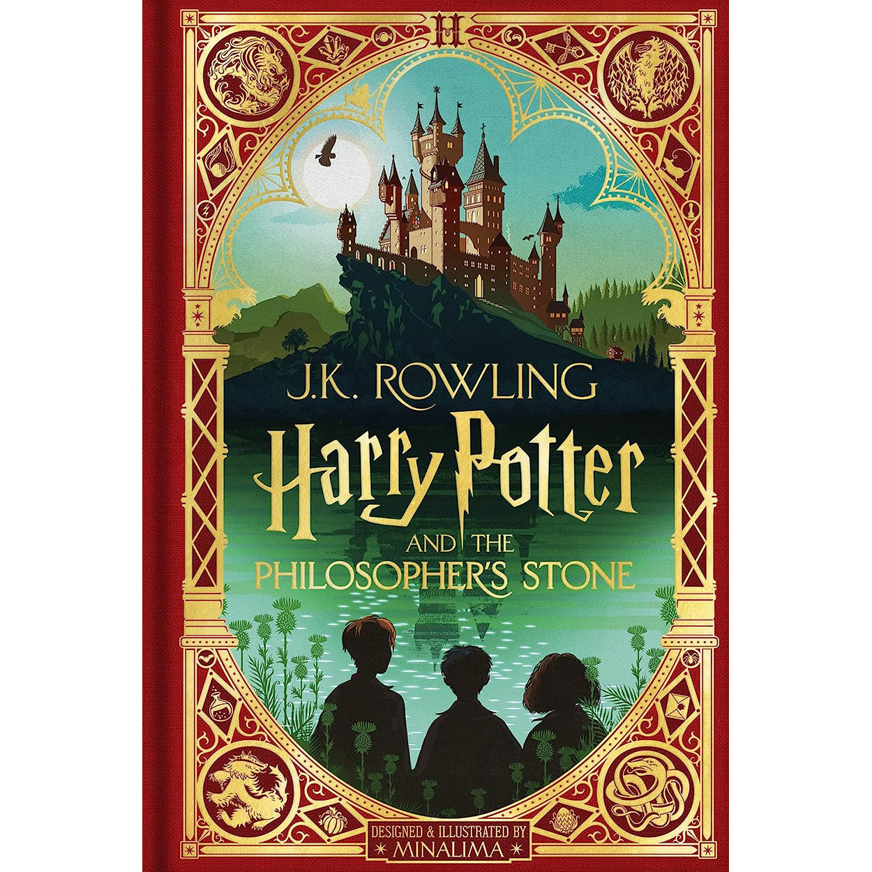 Harry Potter and the Philosopher's Stone (MinaLima Edition) Front Cover (Hardback)