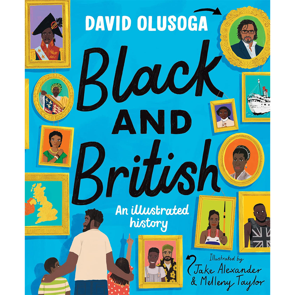 Black and British: An Illustrated History Front Cover (Hardback)