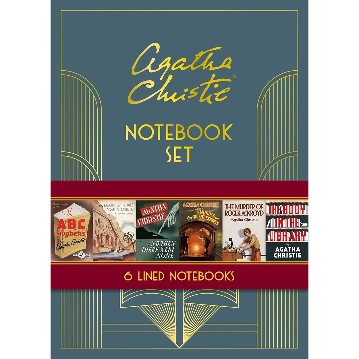 Agatha Christie Notebook Set
