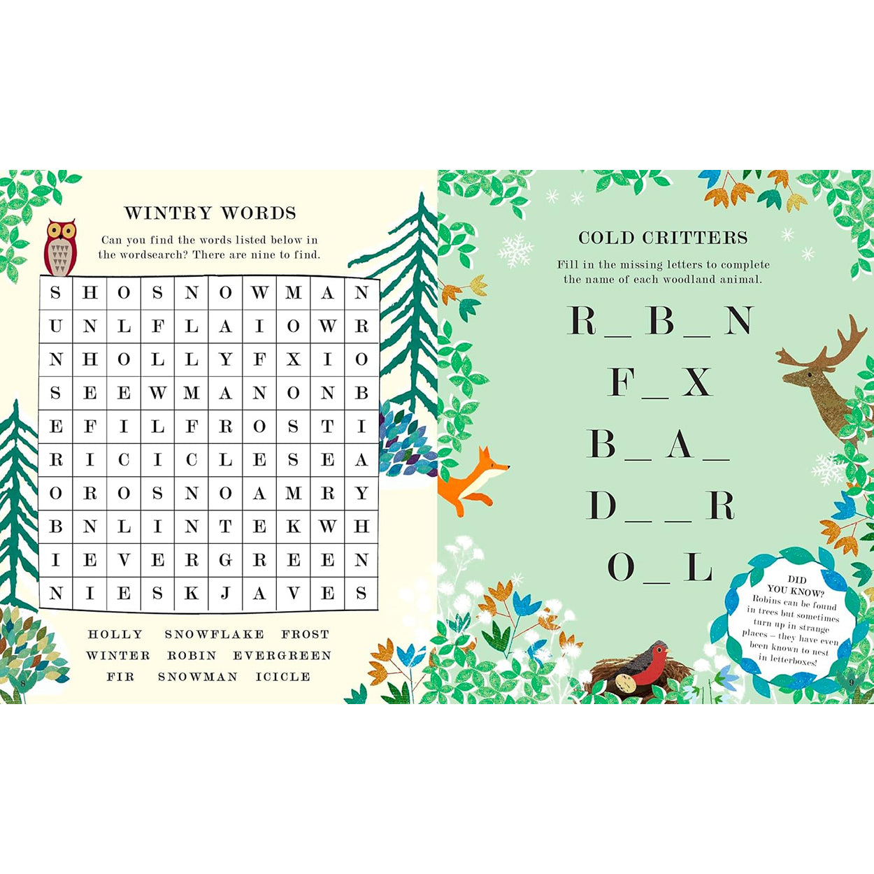Tree Activity Book