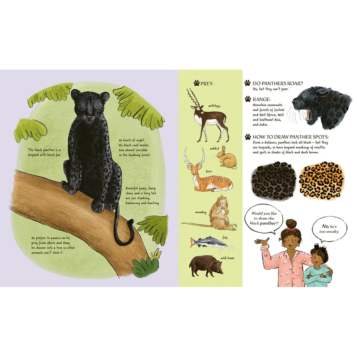 Meet the Cats: example of an internal page