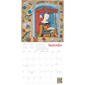 2026 Medieval Manuscripts Wall Calendar: September Pages