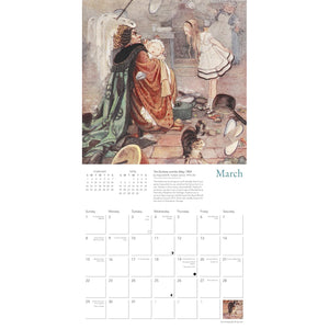 2026 Alice's Adventures in Wonderland Mini Calendar: March pages