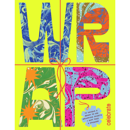 WRAP: Celebrate - Gift Wrapping Paper Book with Gift Tags
by Sweet Hearts Press (Author)  Format: Paperback
