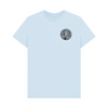 Black British Library Stamp T-Shirt - Sky Blue