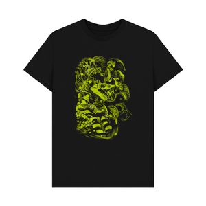 Black Printed T-shirt Spores of Doom