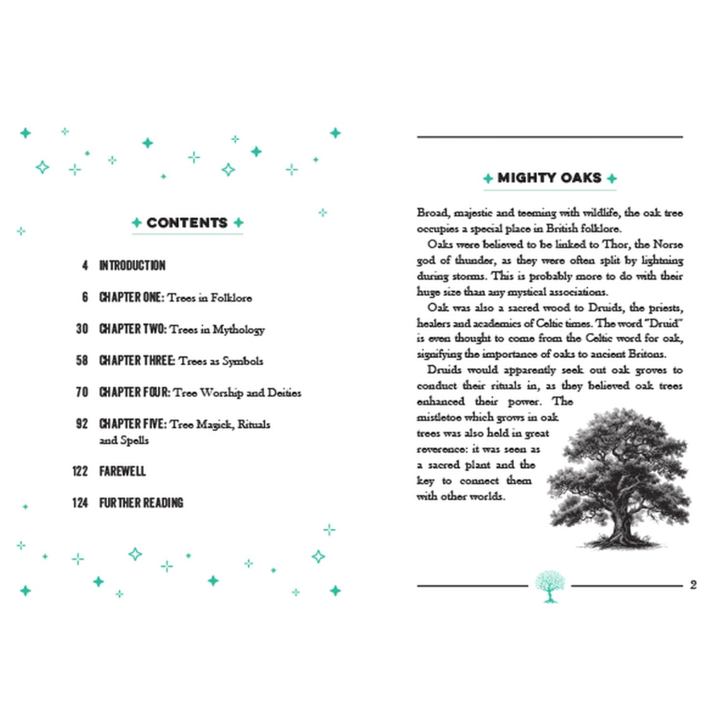 The Little Book of Trees: An Introduction to the Folklore, Magick and Mysticism of Trees (Paperback) Spread