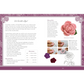 Page from a crochet book showing instructions to crochet a rose with text and illustrations.