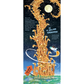 Illustration of a stack of giraffes reaching towards the moon with text about their height.