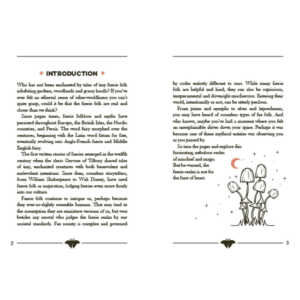 Book pages with text and illustrations on a white background